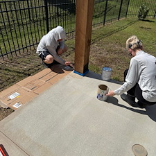 Concrete Patio Cleaning & Sealing in Spring Hill, TN 2