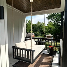 Porch Swing Installation in Frankin, TN 1